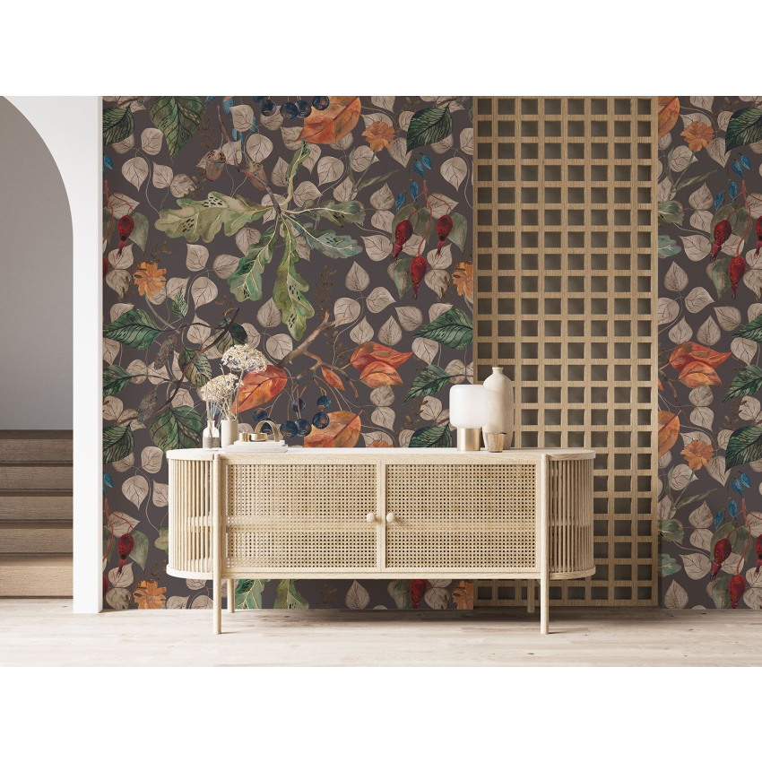 Papier peint motif XL - Motif botanique