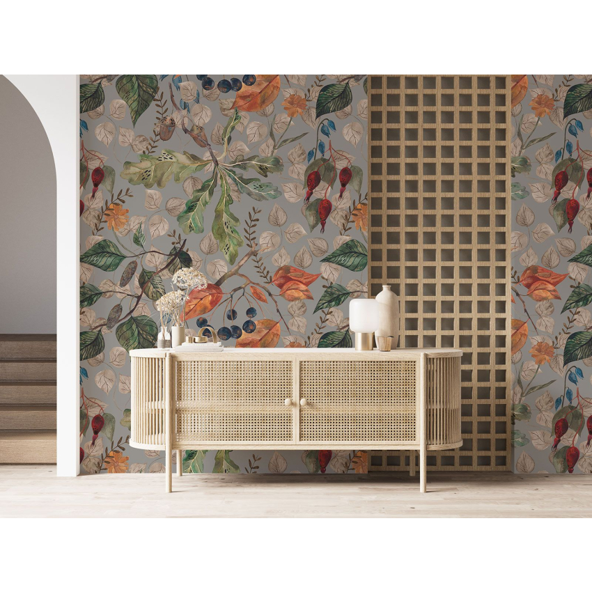 Papier peint motif XL - Motif botanique