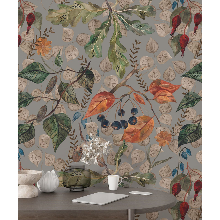 Papier peint motif XL - Motif botanique