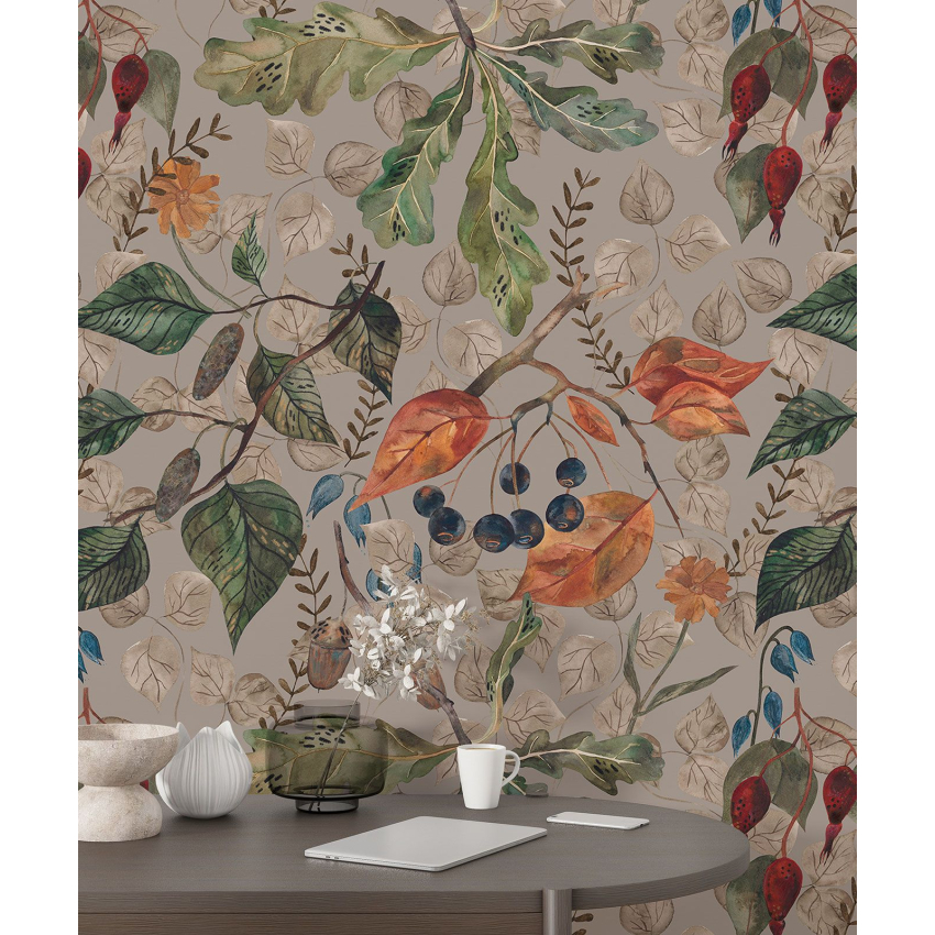 Papier peint motif XL - Motif botanique