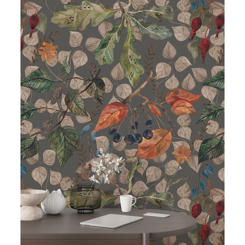 Papier peint motif XL - Motif botanique