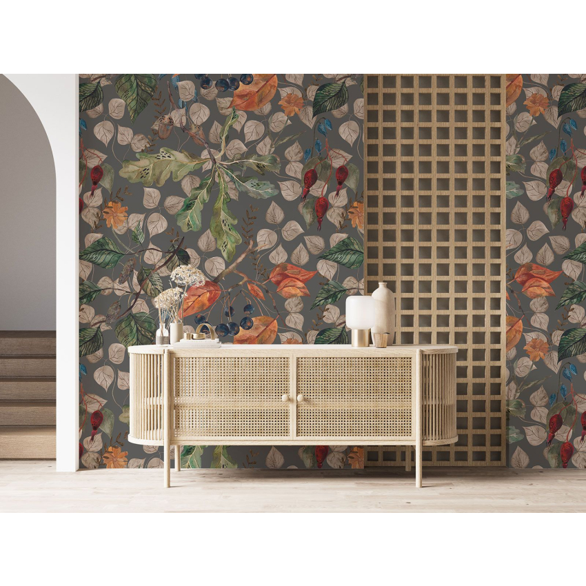 Papier peint motif XL - Motif botanique