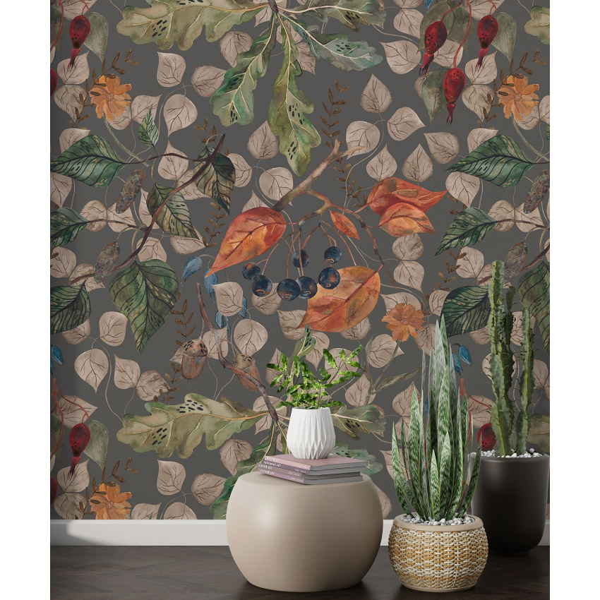 Papier peint motif XL - Motif botanique