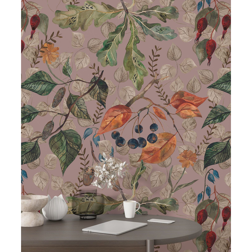 Papier peint motif XL - Motif botanique