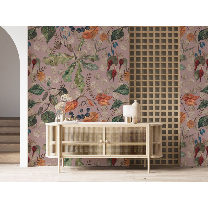 Papier peint motif XL - Motif botanique