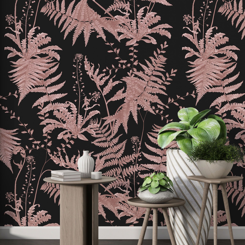 Papier peint motif XL - Motif botanique