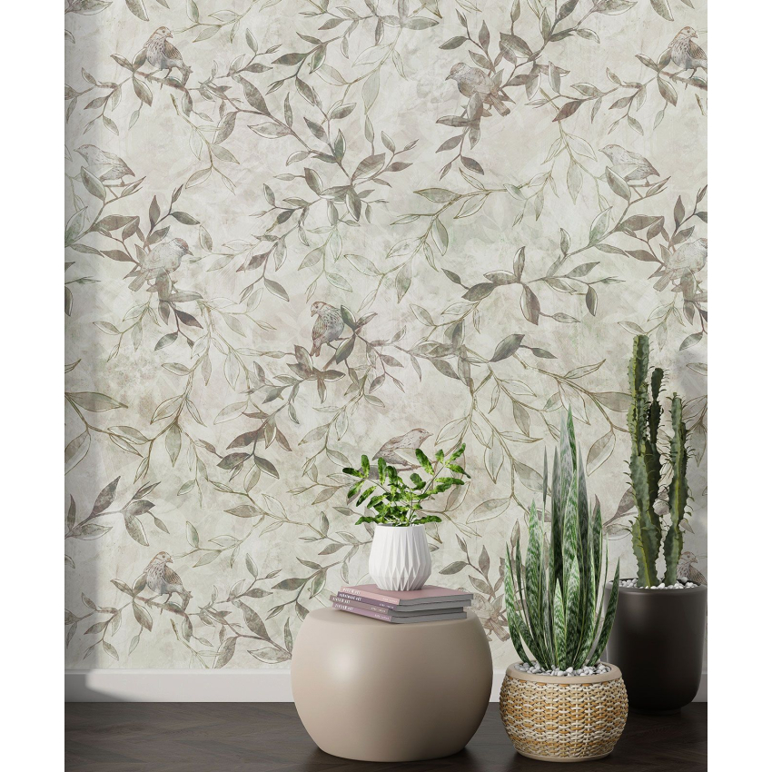 Papier peint motif XL - Motif botanique