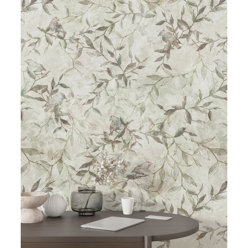 Papier peint motif XL - Motif botanique