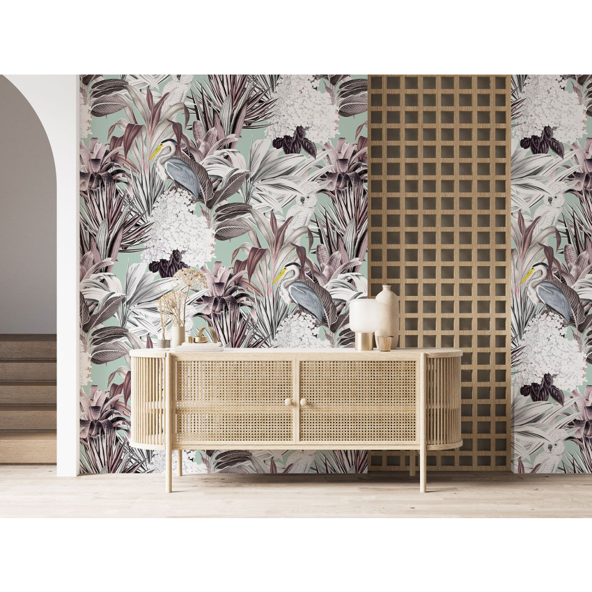 Papier peint motif XL - Motif botanique