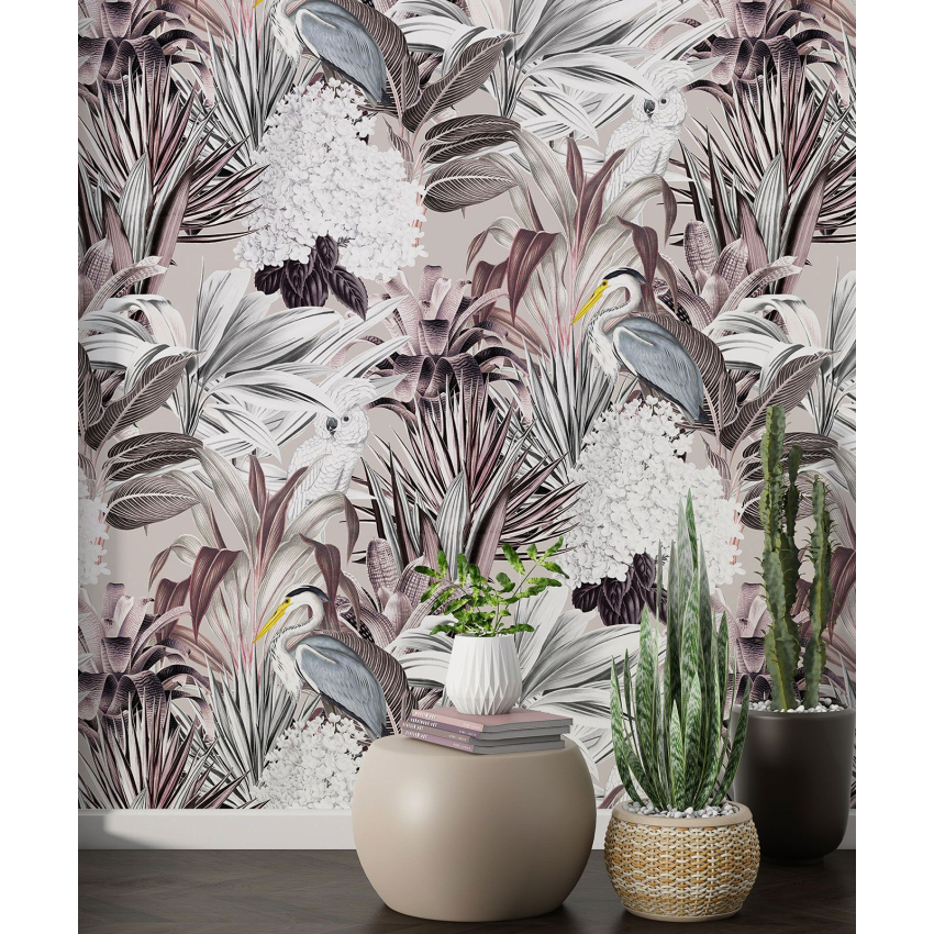 Papier peint motif XL - Motif botanique