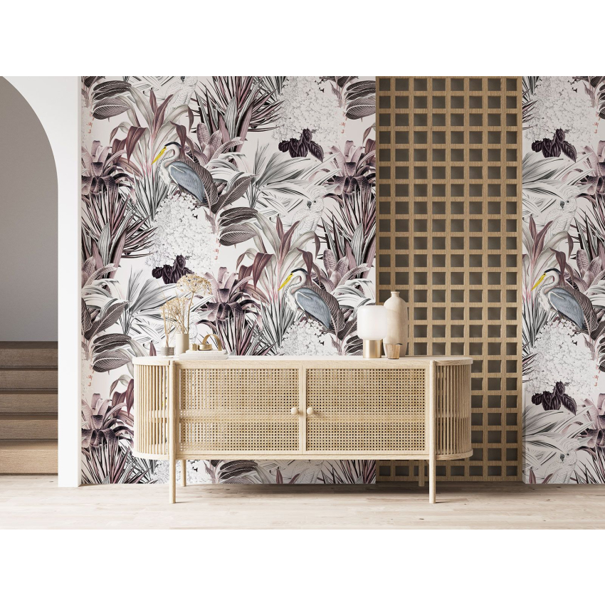 Papier peint motif XL - Motif botanique