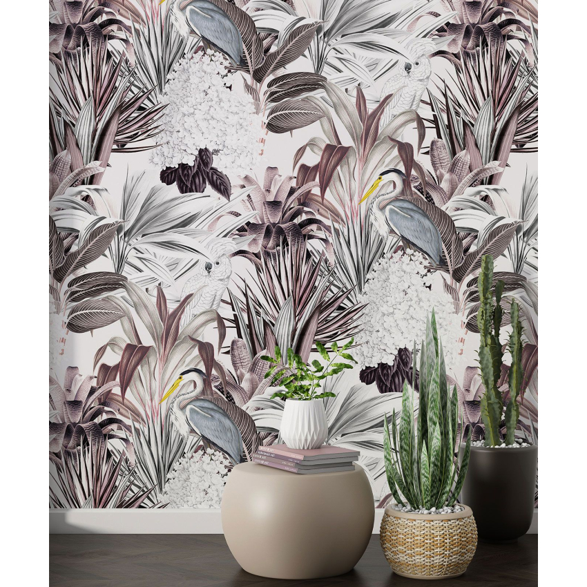 Papier peint motif XL - Motif botanique