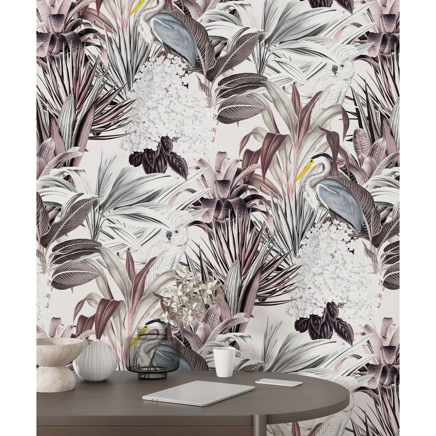 Papier peint motif XL - Motif botanique