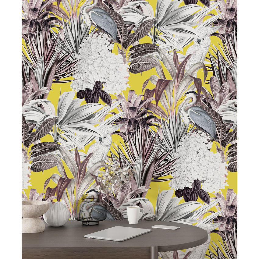 Papier peint motif XL - Motif botanique