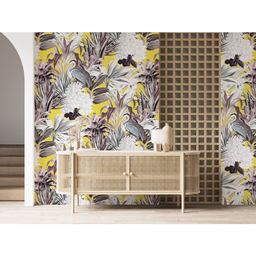 Papier peint motif XL - Motif botanique