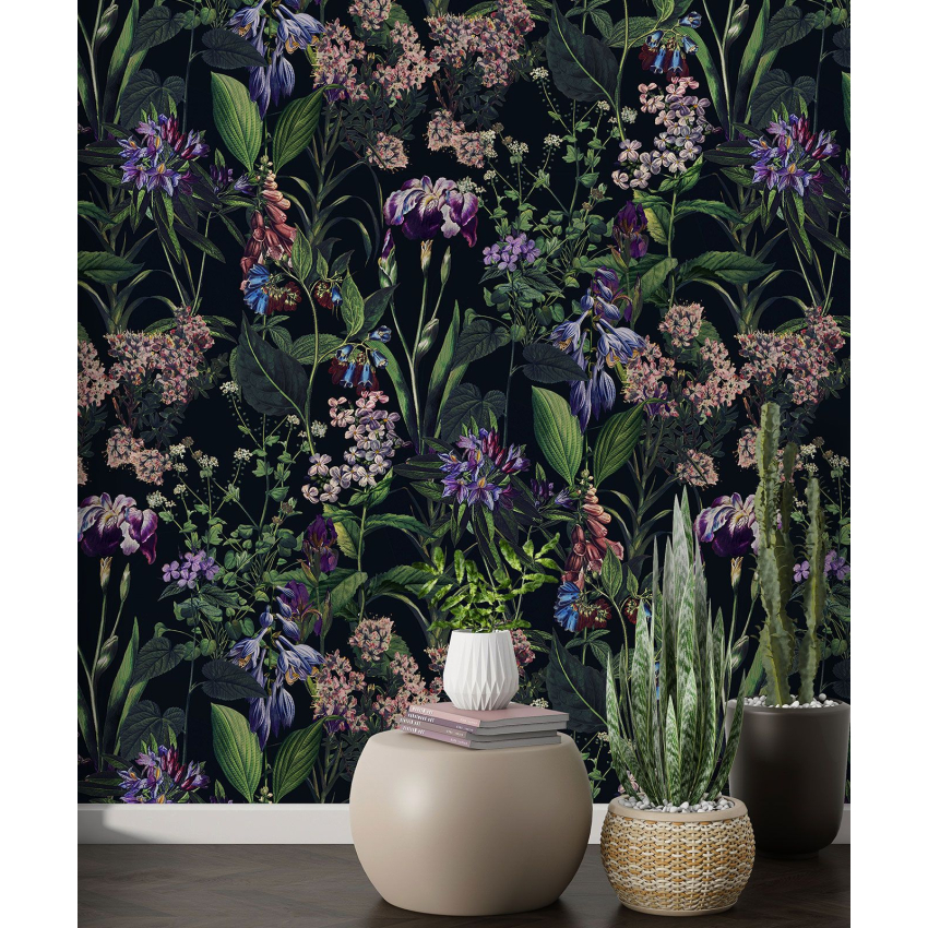 Papier peint motif XL - Motif botanique