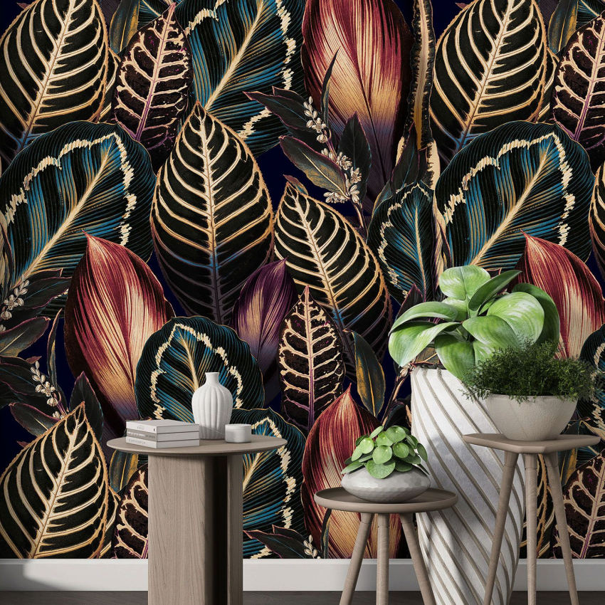 Papier peint motif XL - Motif botanique