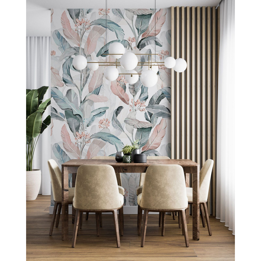 Papier peint motif XL - Motif botanique