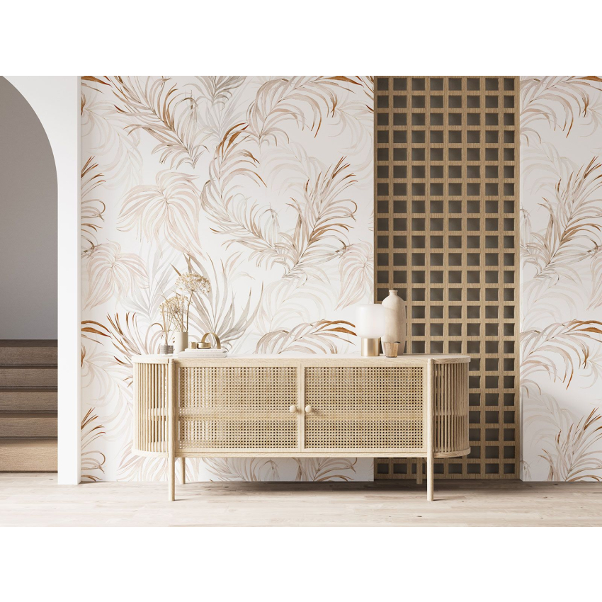 Papier peint motif XL - Motif botanique