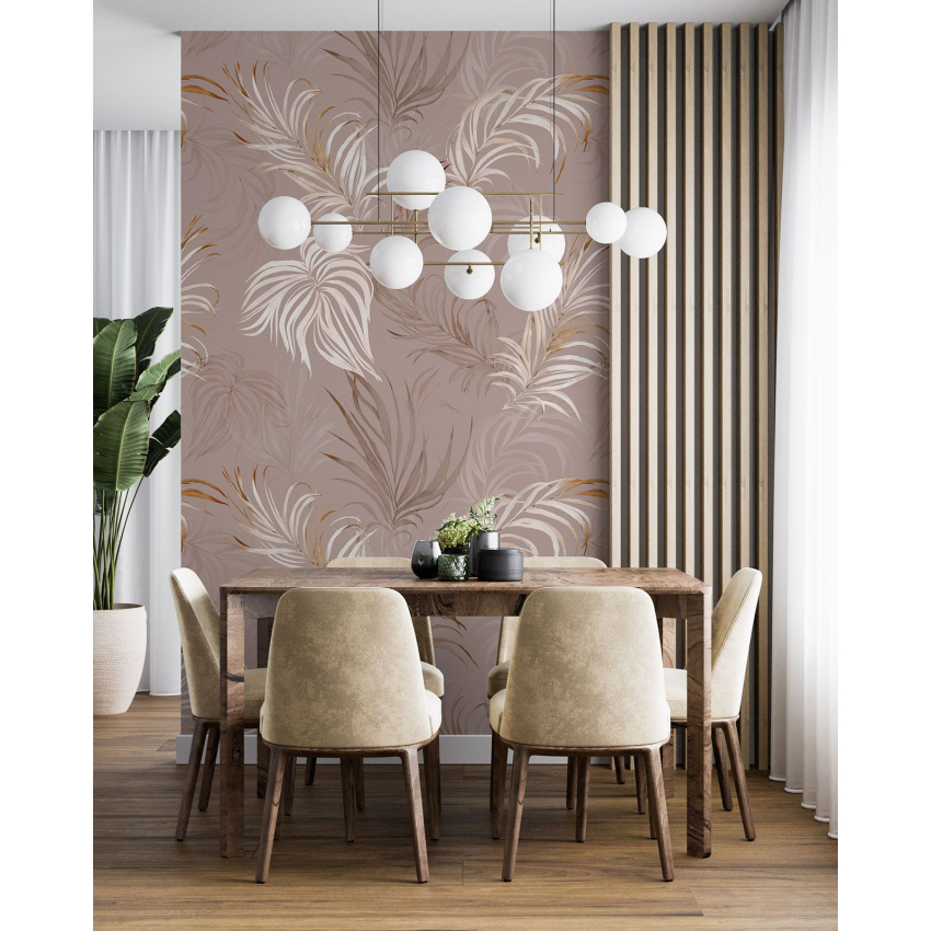 Papier peint motif XL - Motif botanique