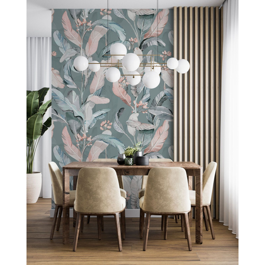 Papier peint motif XL - Motif botanique