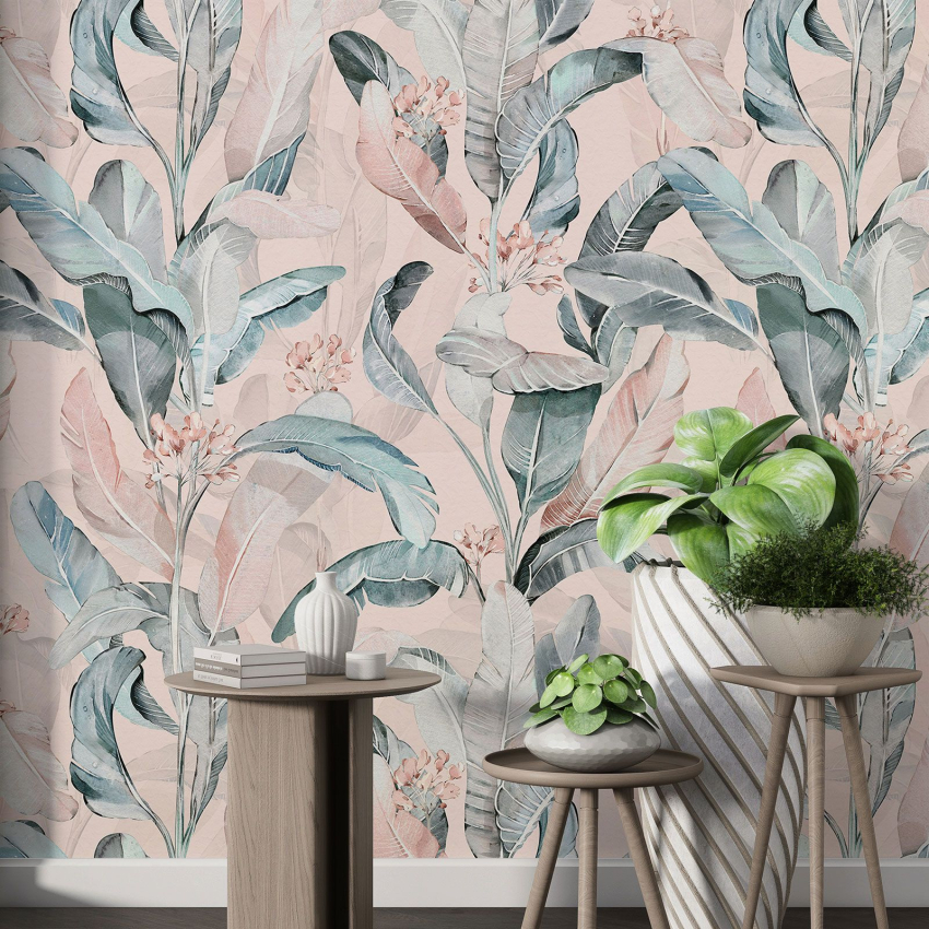 Papier peint motif XL - Motif botanique