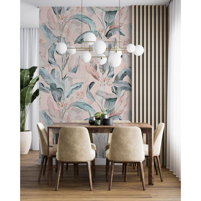Papier peint motif XL - Motif botanique