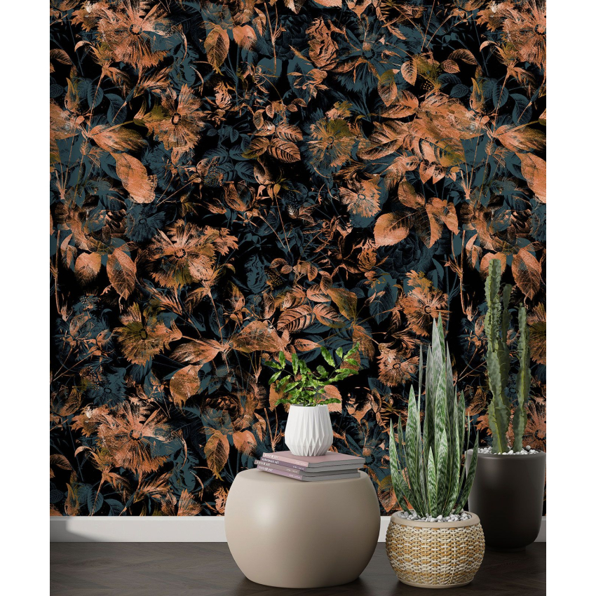 Papier peint motif XL - Motif botanique