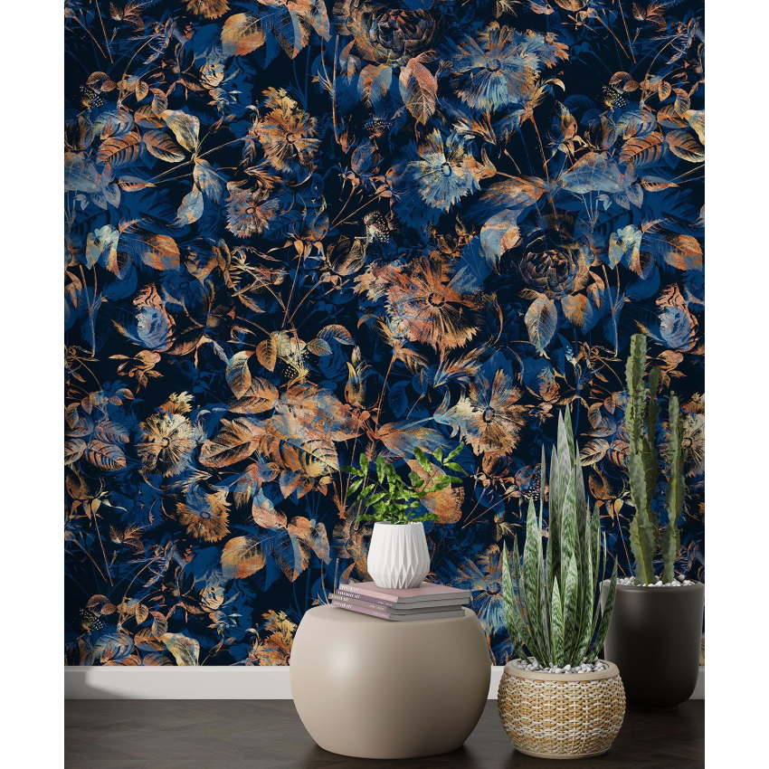 Papier peint motif XL - Motif botanique