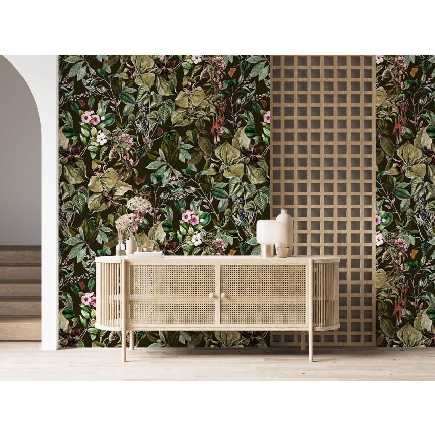 Papier peint motif XL - Motif botanique