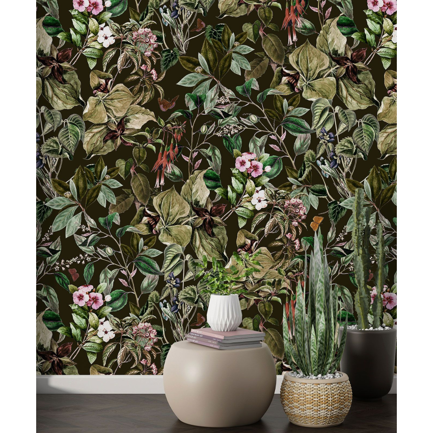 Papier peint motif XL - Motif botanique