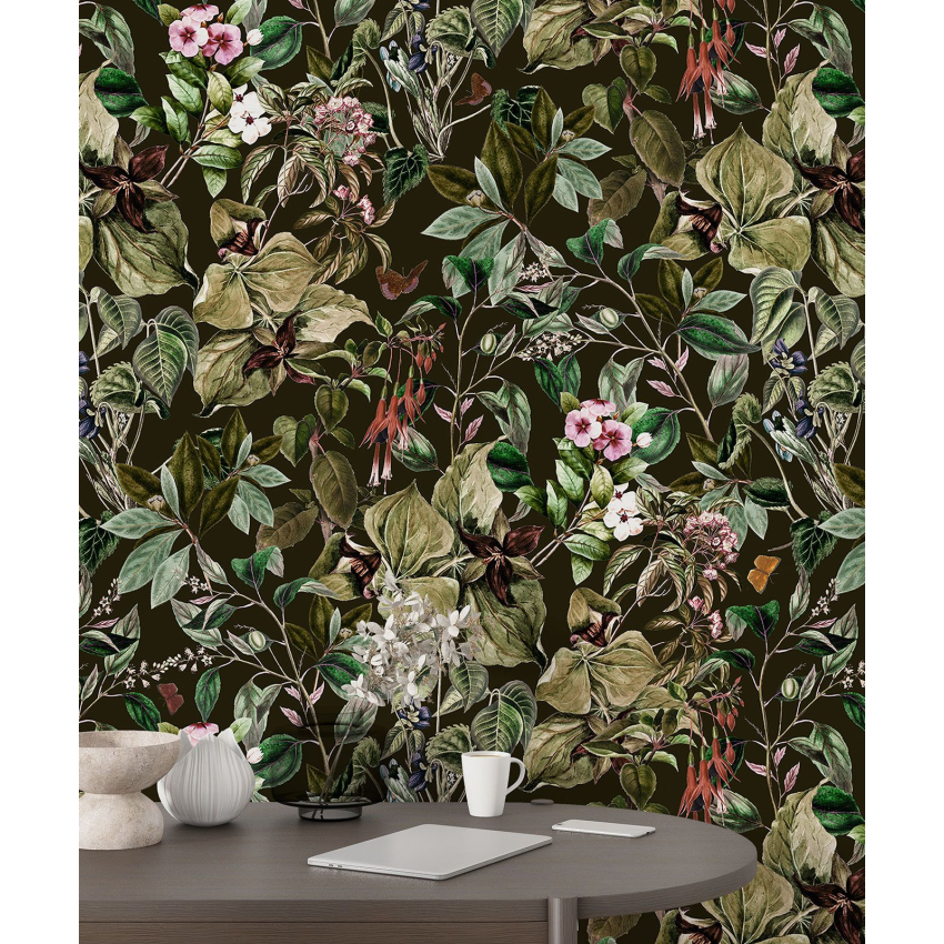 Papier peint motif XL - Motif botanique