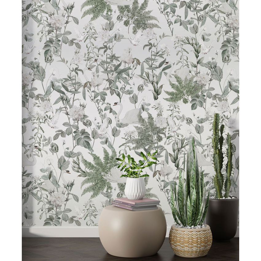Papier peint motif XL - Motif botanique