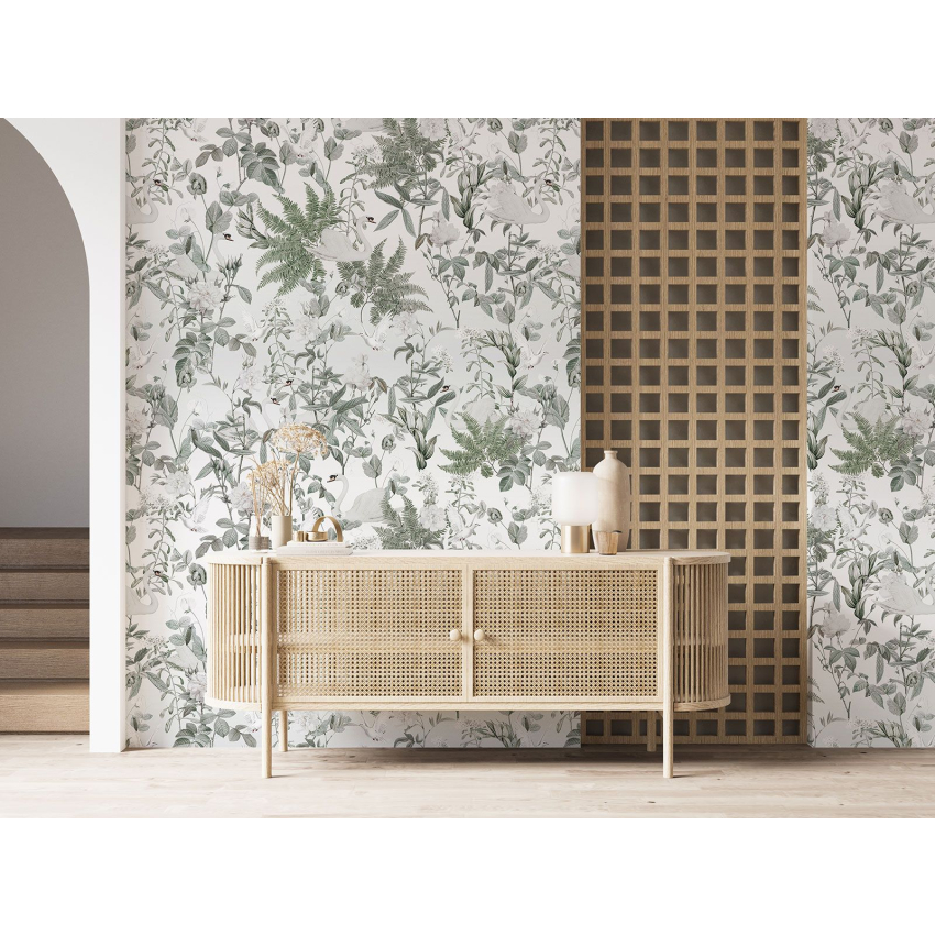 Papier peint motif XL - Motif botanique