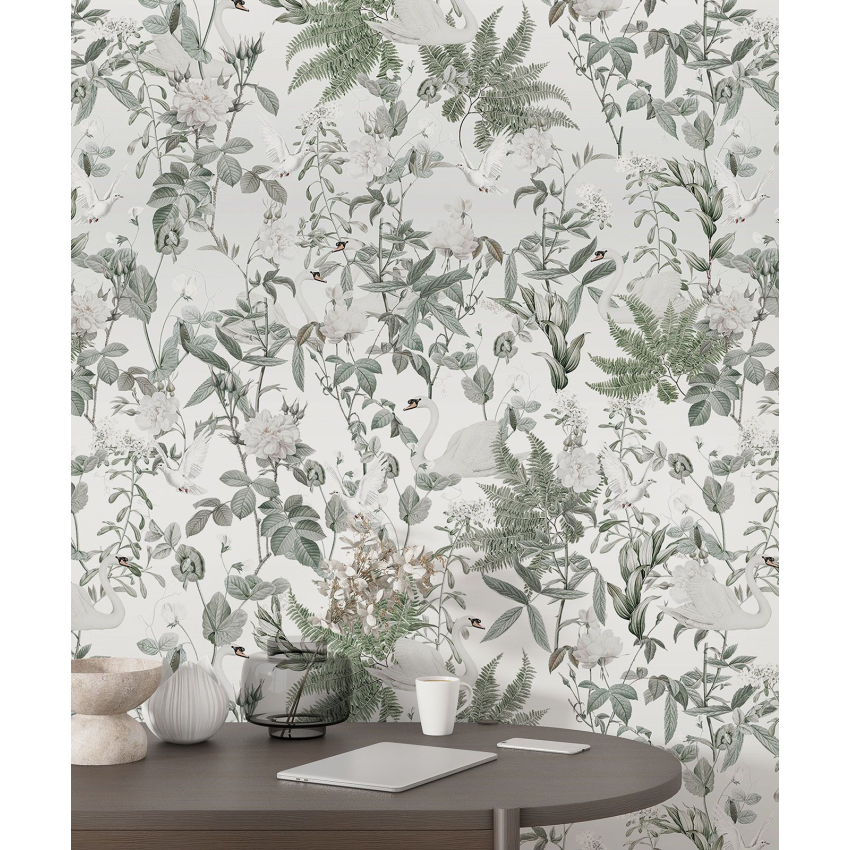 Papier peint motif XL - Motif botanique