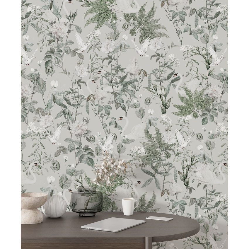 Papier peint motif XL - Motif botanique