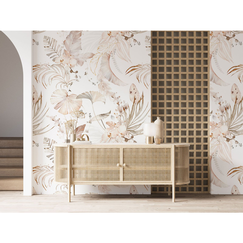 Papier peint motif XL - Motif botanique