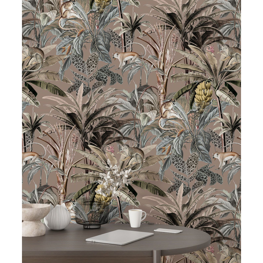 Papier peint motif XL - Motif botanique