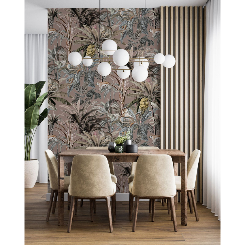 Papier peint motif XL - Motif botanique