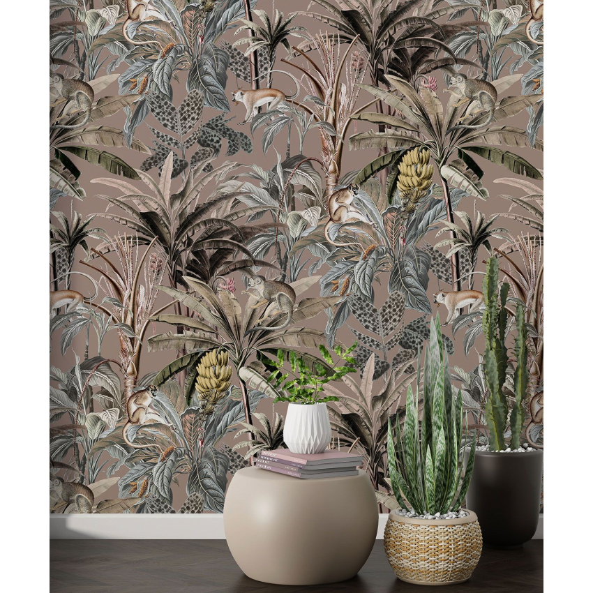 Papier peint motif XL - Motif botanique