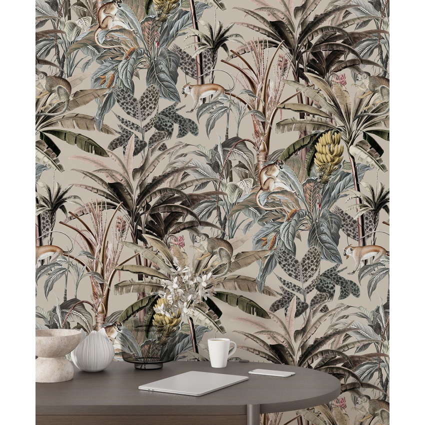 Papier peint motif XL - Motif botanique
