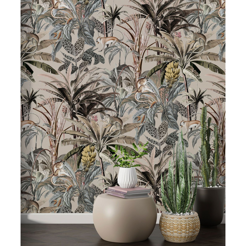 Papier peint motif XL - Motif botanique