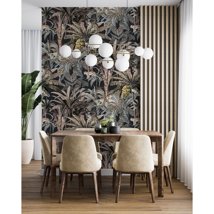 Papier peint motif XL - Motif botanique
