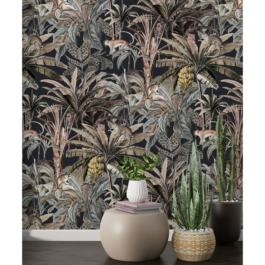 Papier peint motif XL - Motif botanique