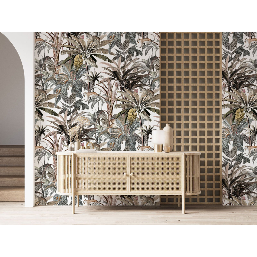 Papier peint motif XL - Motif botanique