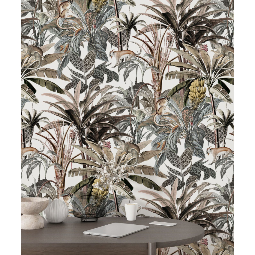 Papier peint motif XL - Motif botanique