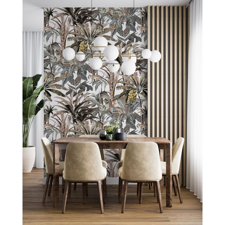 Papier peint motif XL - Motif botanique