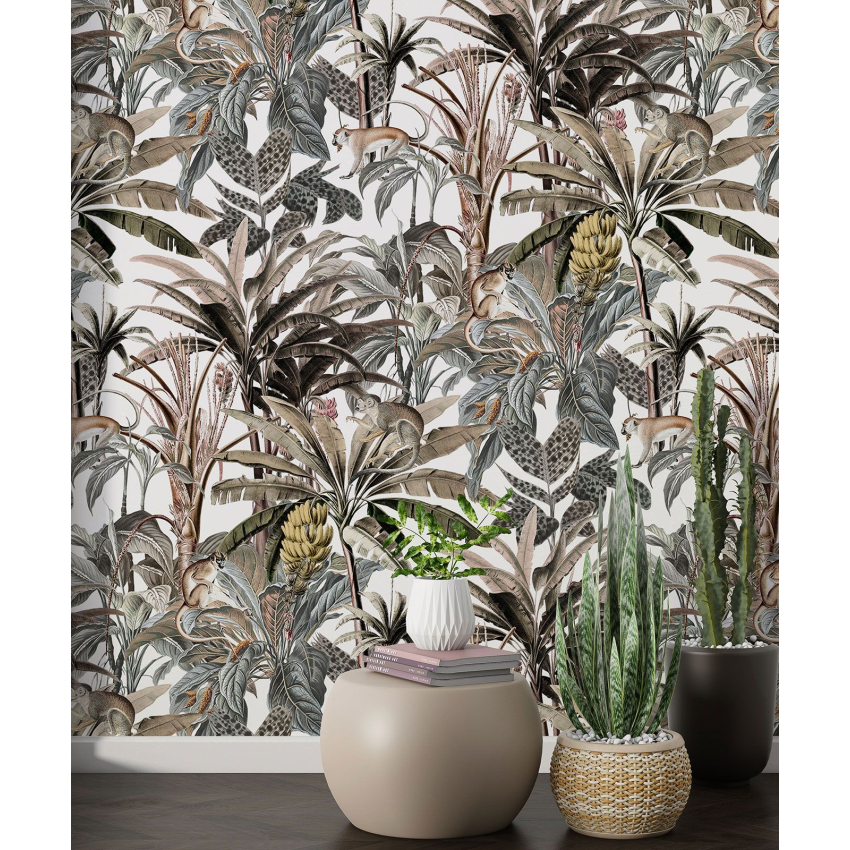 Papier peint motif XL - Motif botanique