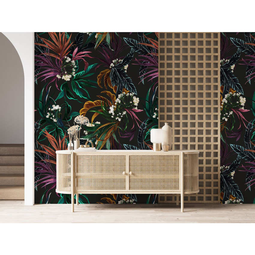 Papier peint motif XL - Motif botanique