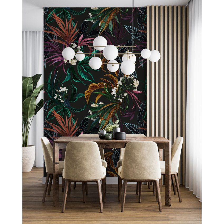 Papier peint motif XL - Motif botanique